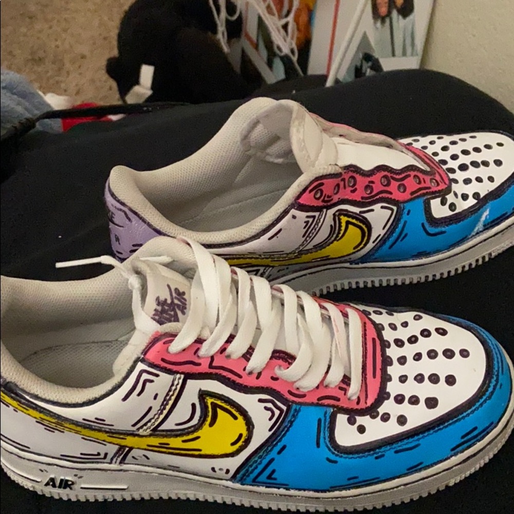 Custom painted Air Force 1
